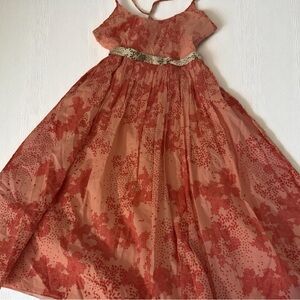 Floral Red Mini Dress